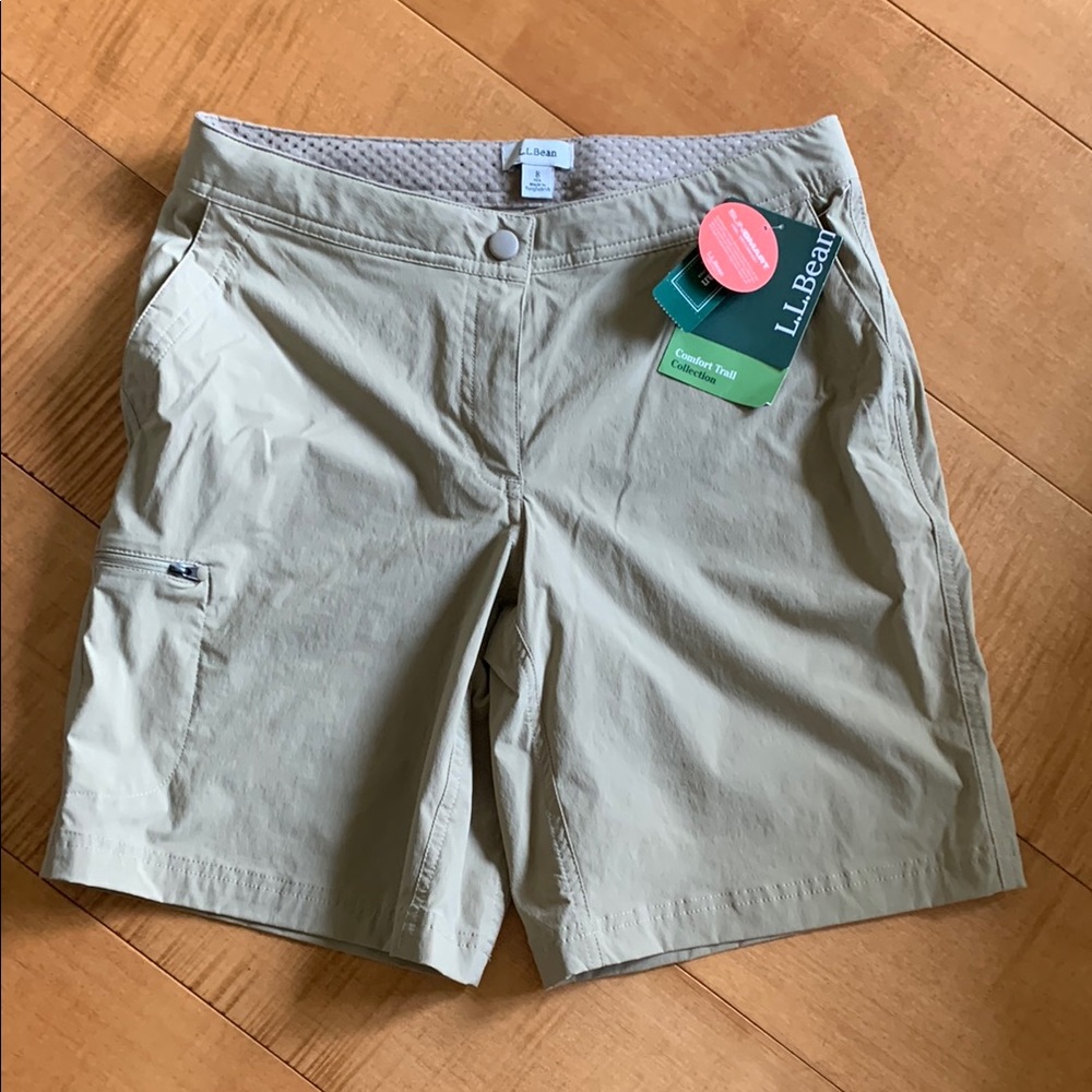 L.L. Bean Tan Cargo Shorts